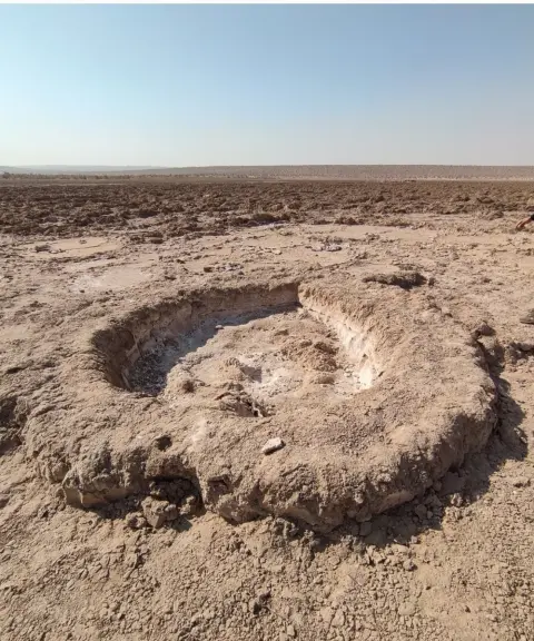 نمکزار چاه کنجه، اصفهان