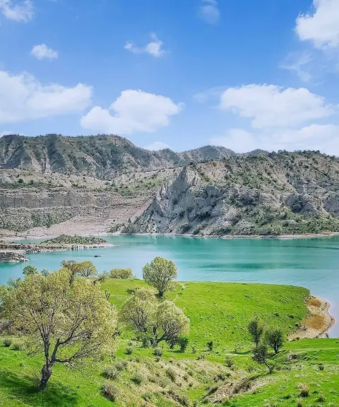 دریاچه سد چم گردلان، ایلام