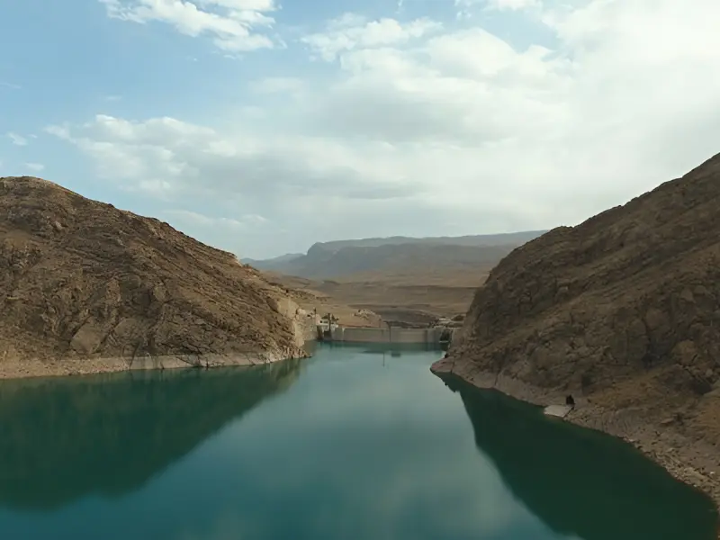 دریاچه سد جیرفت
