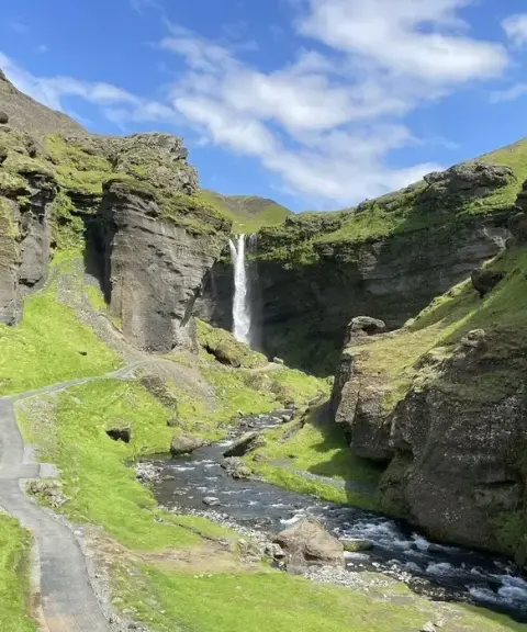 آبشار پی دنی، اصفهان